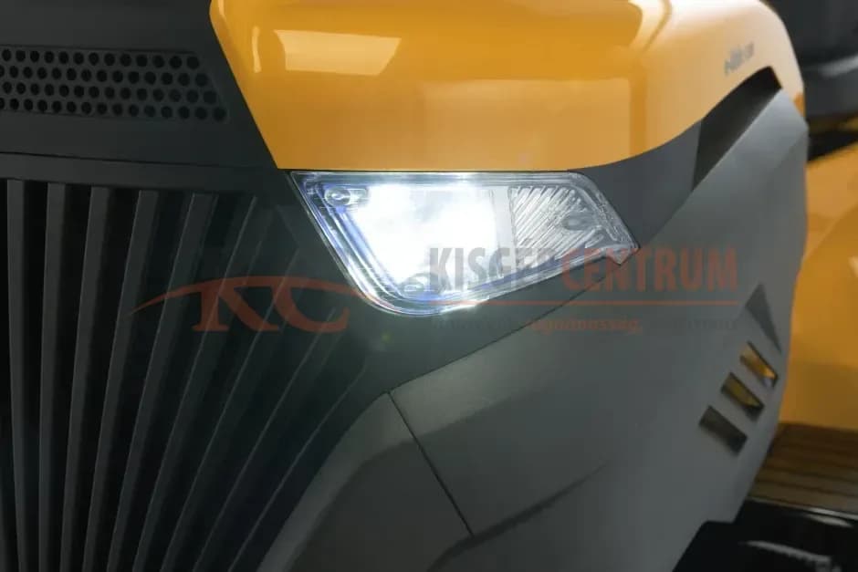 STIGA akkumulátoros oldalkidobós fűnyíró traktor TORNADO 598e — 4. fotó