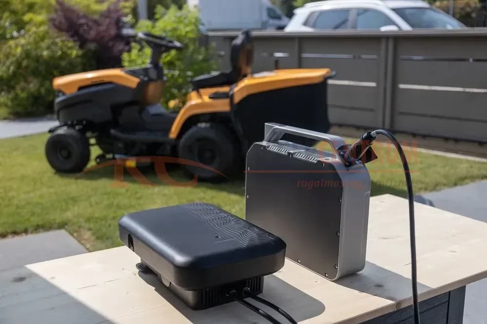 STIGA akkumulátoros fűnyíró traktor ESTATE 598e (akkumulátor nélkül) — 2. fotó